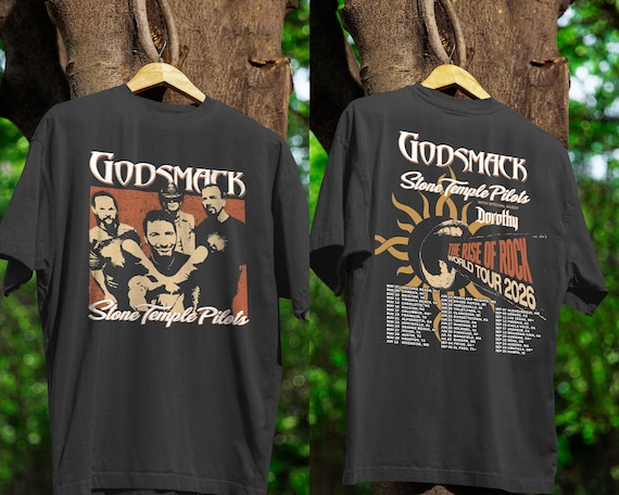 Godsmack X Stone Temple Pilots Tour 2026 Shirt, Rock Band Concert