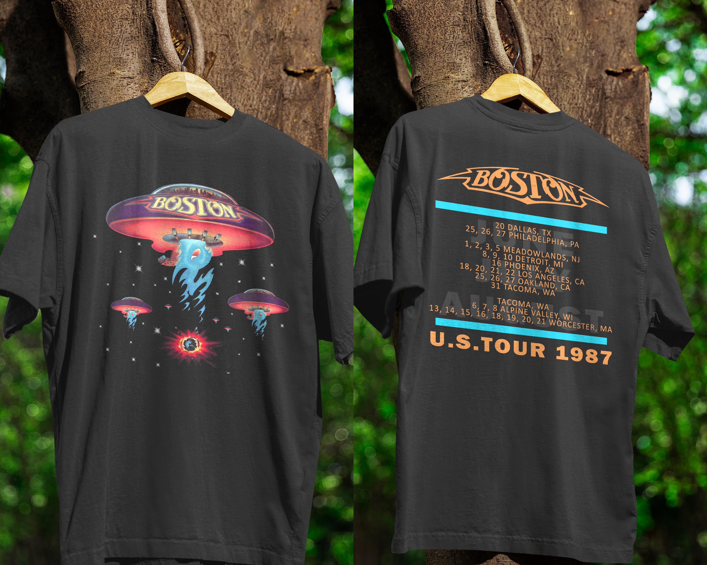 Boston 1987 Tour Tshirt - Etsy