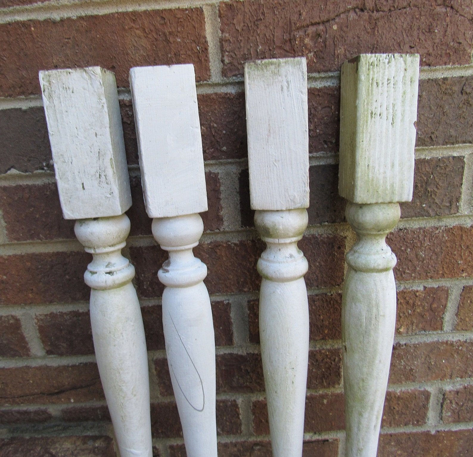 Antique Wood Turned Table Legs Rustic Salvaged Furniture Table Etsy