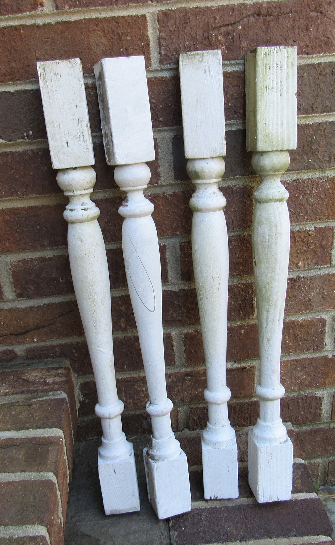 Antique 21 Wood Turned Table Legs Rustic Salvaged Etsy