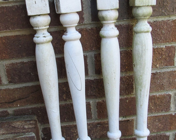 Antique 21 Wood Turned Table Legs Rustic Salvaged Furniture Table Legs