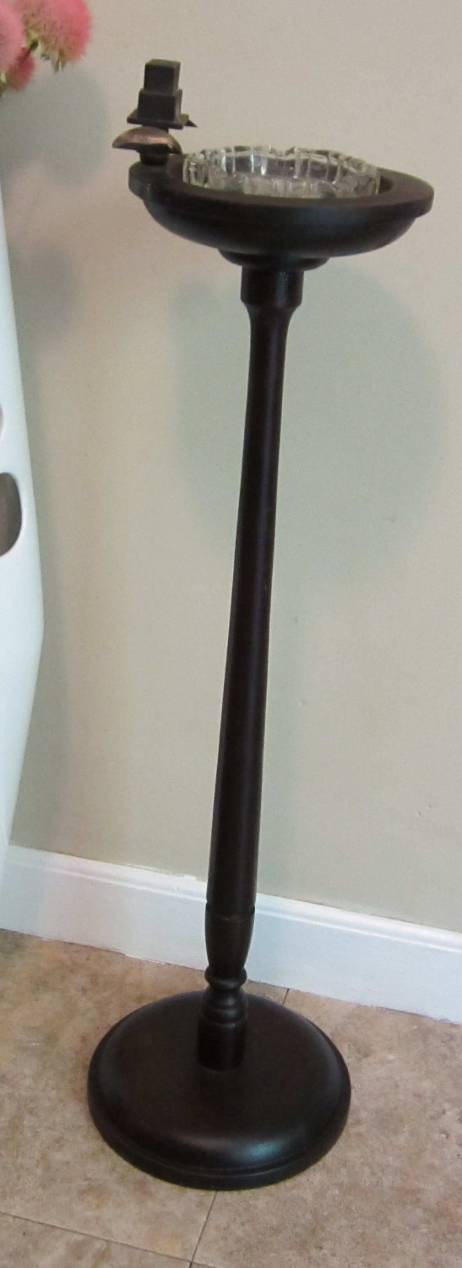 Antique smoking stand table ashtray Etsy