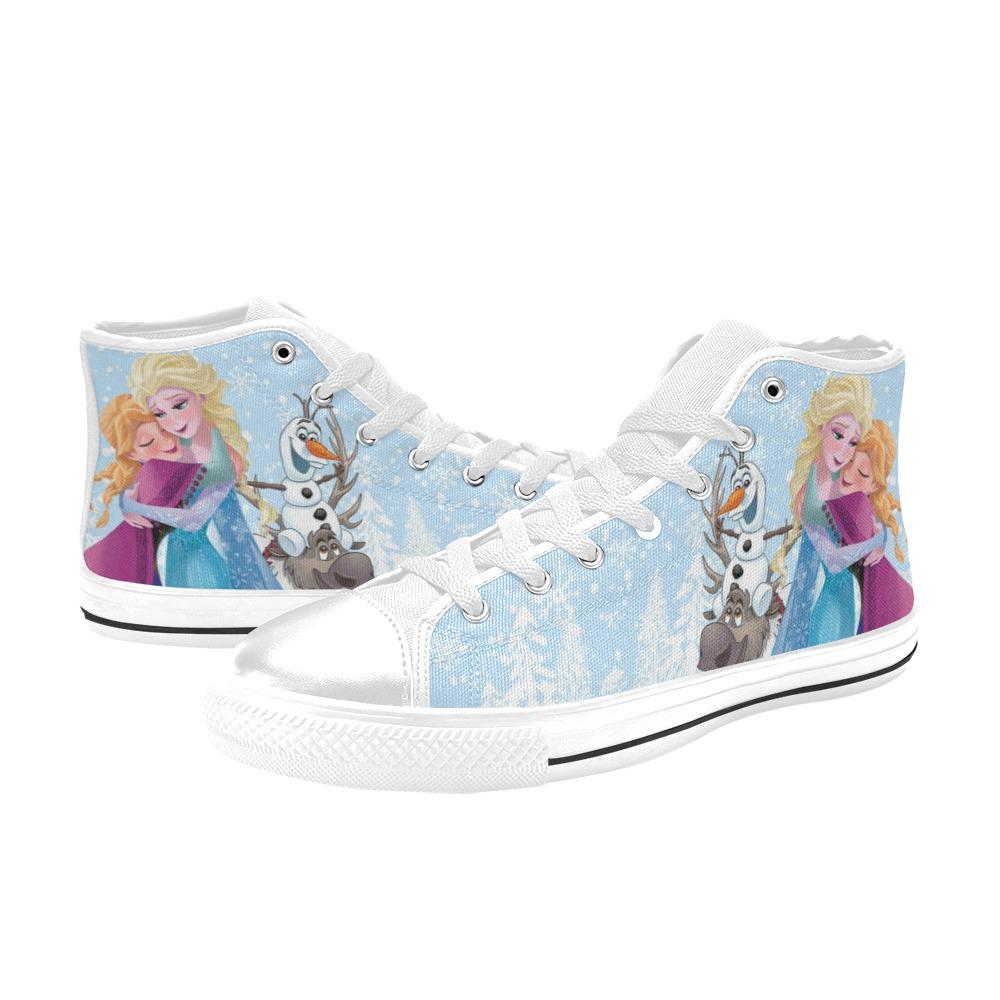 Zapatillas altas de lona personalizadas Frozen Casual