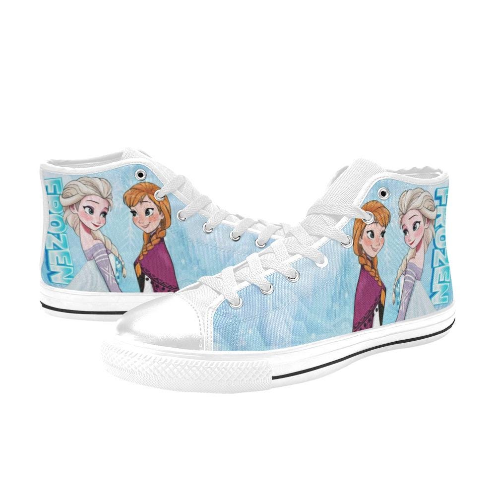 Zapatillas altas de lona personalizadas Frozen Casual