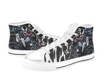 Wysokie trampki płócienne, niestandardowe, Venom, codzienne