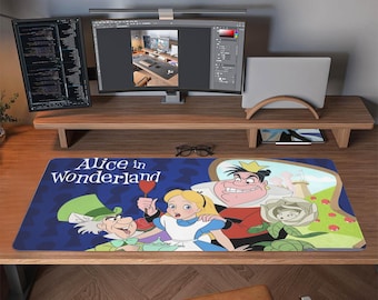 Alice in Wonderland Mouse Pad Non-Slip Rubber Base