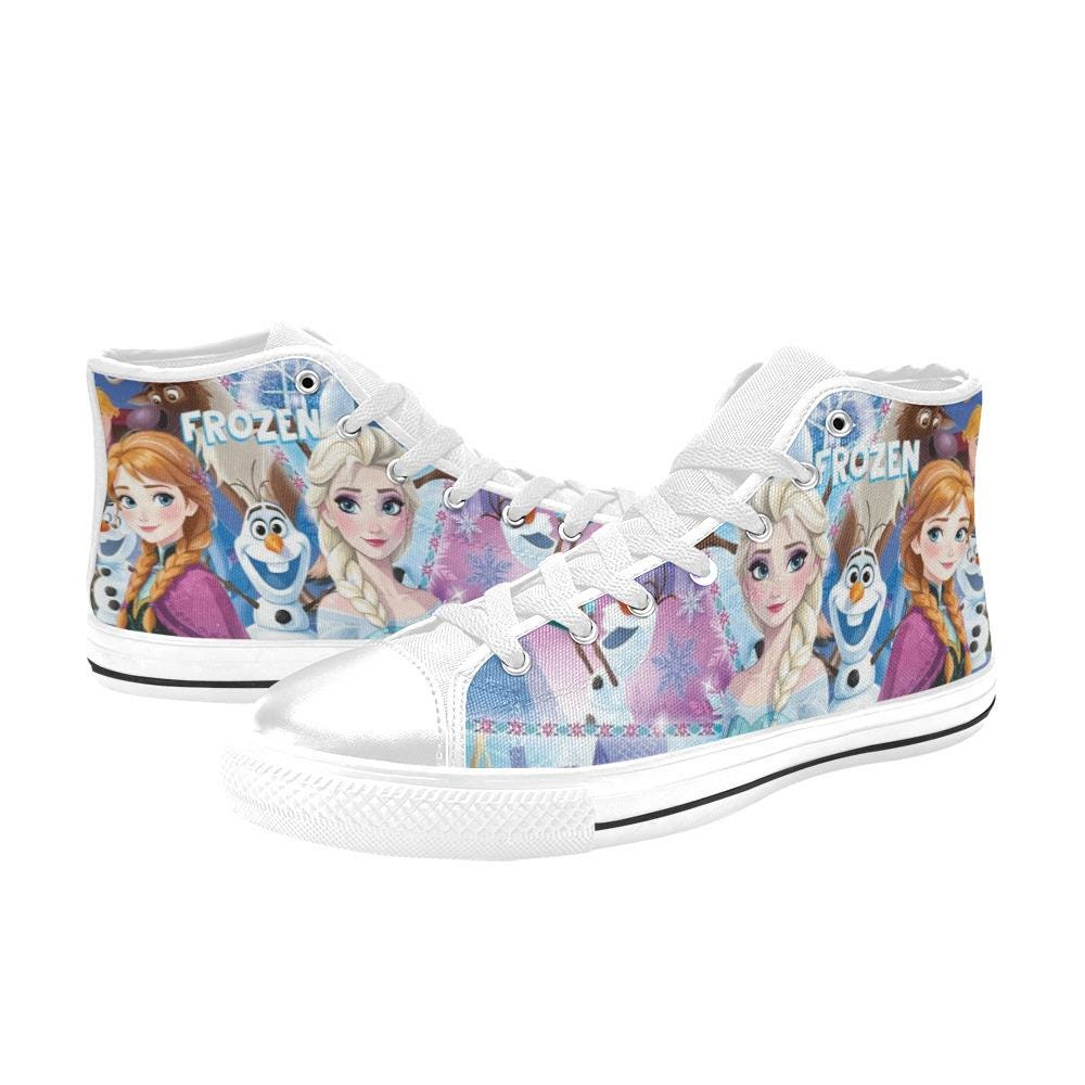 Zapatillas altas de lona personalizadas Frozen Casual