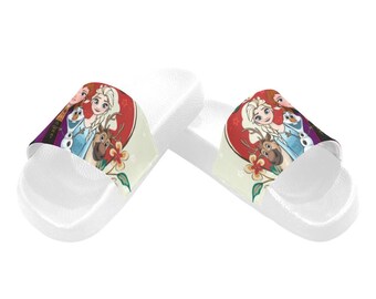 Frozen Slide Slide Sandals Custom Personals For Man Women And Kids