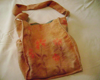 Handmade Batiked Hemp Purse