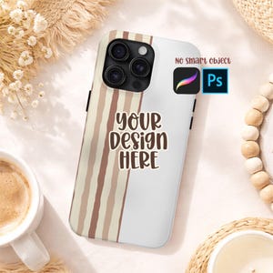 Procreate Mockup For Surface Pattern Mockup Phone Case Mockup Realistic Mockup for Procreate Seamless Mockup Minimalist Boho Mockup Flat Lay