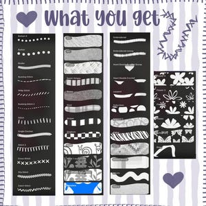 Procreate Patchwork-Pinsel, Procreate Kreuzstich-Pinsel, Stofftextur-Pinsel, Procreate Stich-Pinsel, Grandmacore-Pinselset Bild 7