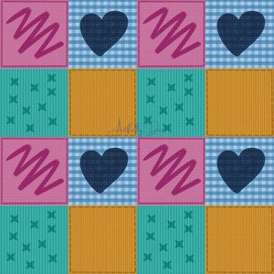 Patchwork Seamless Pattern Quilted Pattern Design