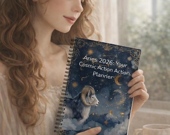 Aries 2026 Astrology Planner, Retrograde Guide, Spiritual Journal, Digital Download