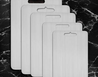 Antibacterial Stainless Steel Cutting Board: Easy Clean Kitchen Board