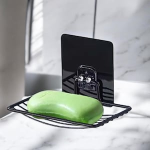 Edelstahl-Seifenhalter: Selbstklebende Wandhalterung ohne Bohren