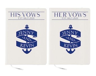 Nautical Wedding Vows Books Custom Vows Books Marriage Vow Books Wedding Vows Books Vow Booklet