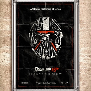 Friday the 13th 24x36 Movie Poster