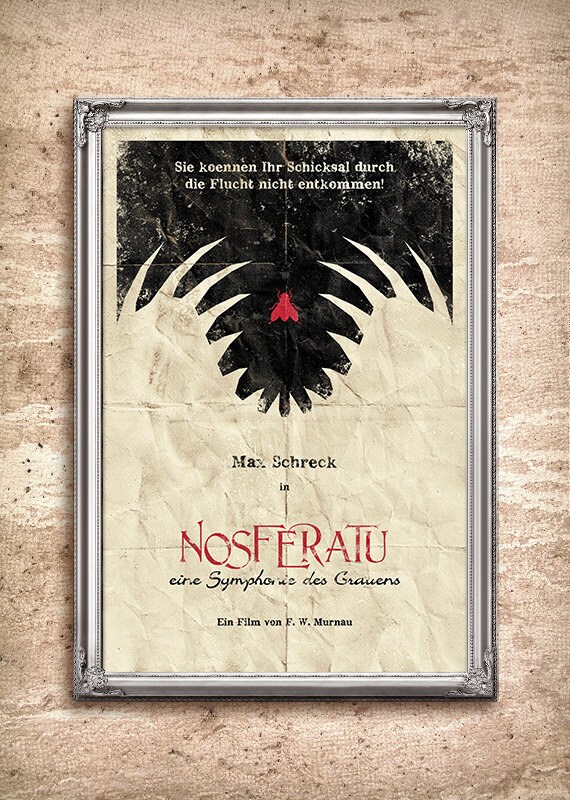 Nosferatu movie poster 24 x 36/" Max Shrek