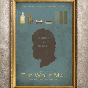 The Wolf Man Universal Monsters Series 27x40 Theatrical Size Movie Poster image 1