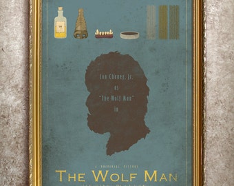 The Wolf Man - Universal Monsters Series - 27x40 (Theatrical Size) Movie Poster