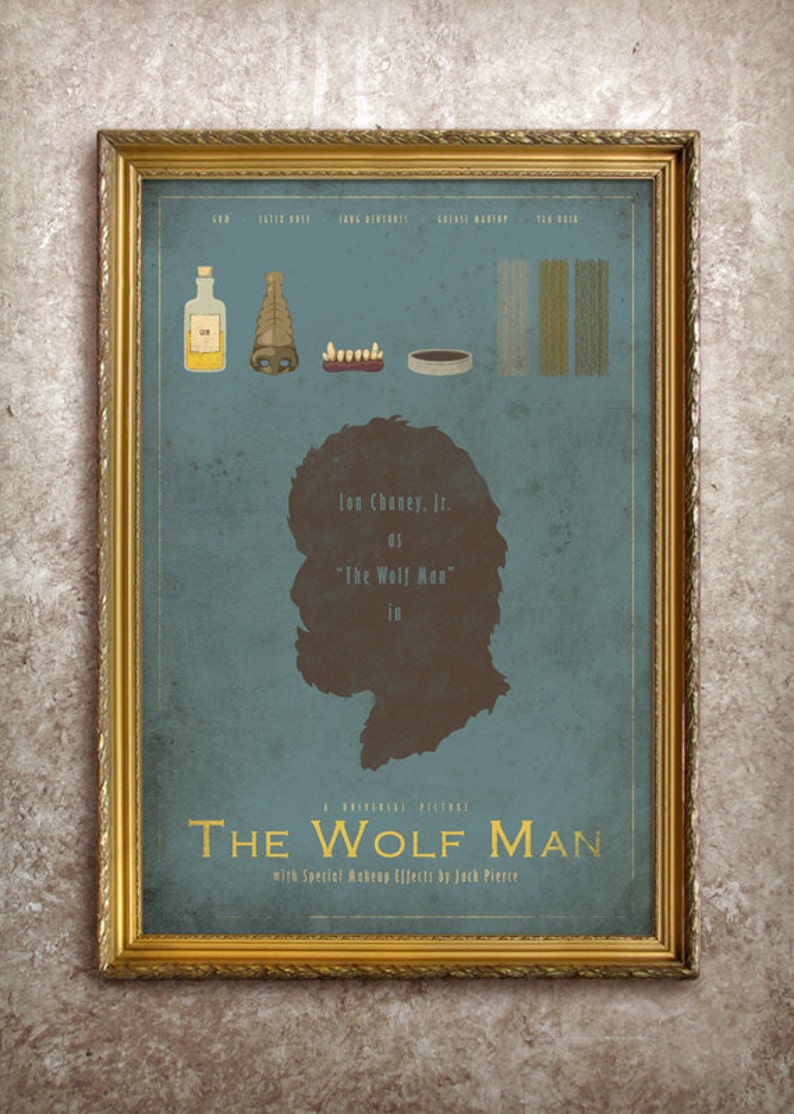 The Wolf Man Universal Monsters Series 27x40 Theatrical Size Movie Poster image 1