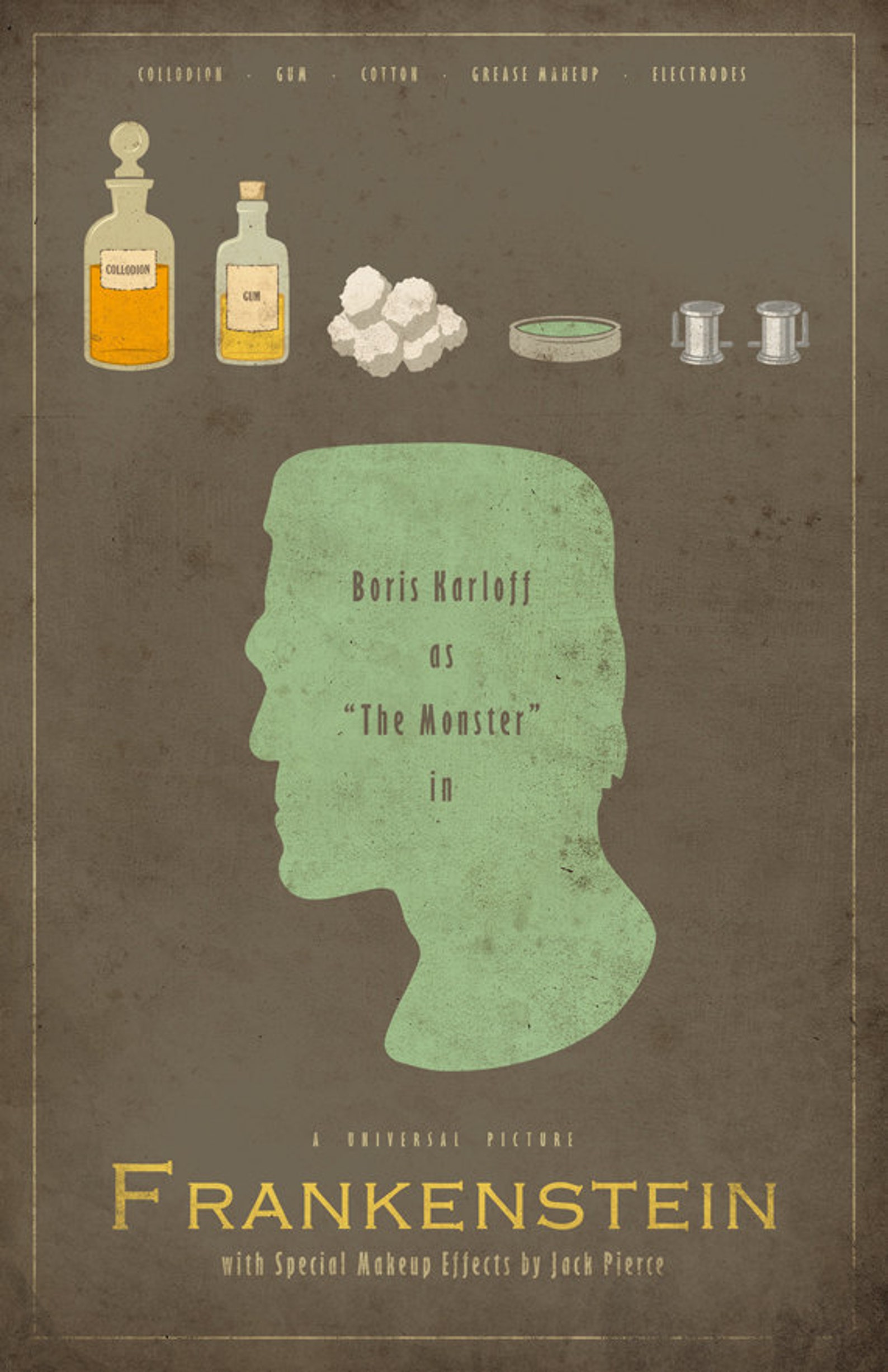 Frankenstein Universal Monsters Series 11x17 Movie Poster - Etsy