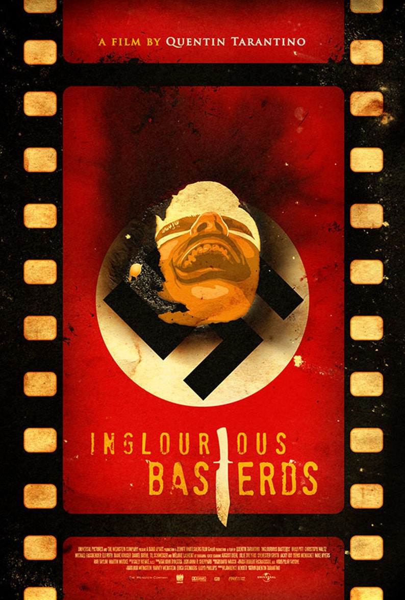 Inglourious Basterds 27x40 Theatrical Size Movie Poster image 2