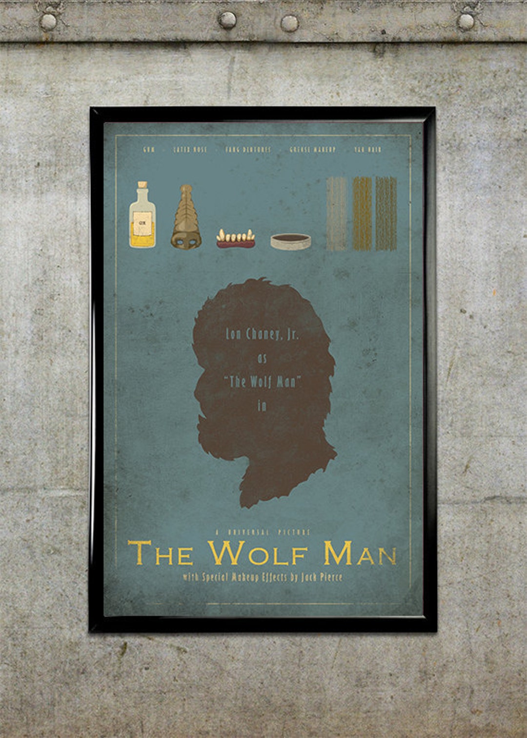The Wolf Man Universal Monsters Series 11x17 Movie Poster - Etsy
