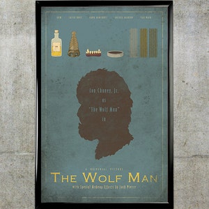 The Wolf Man - Universal Monsters Series - 11x17 Movie Poster