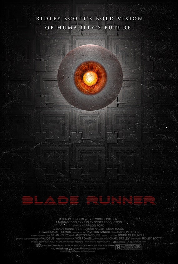 Blade Runner - Mj Movie Poster  Poster for Sale by