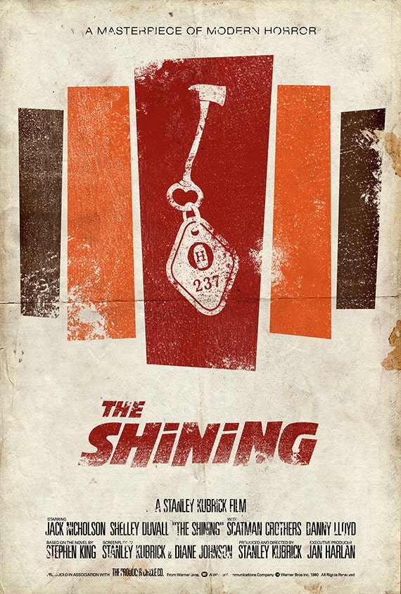 The Shining 27x40 (theatrical Size) Movie Poster - Etsy