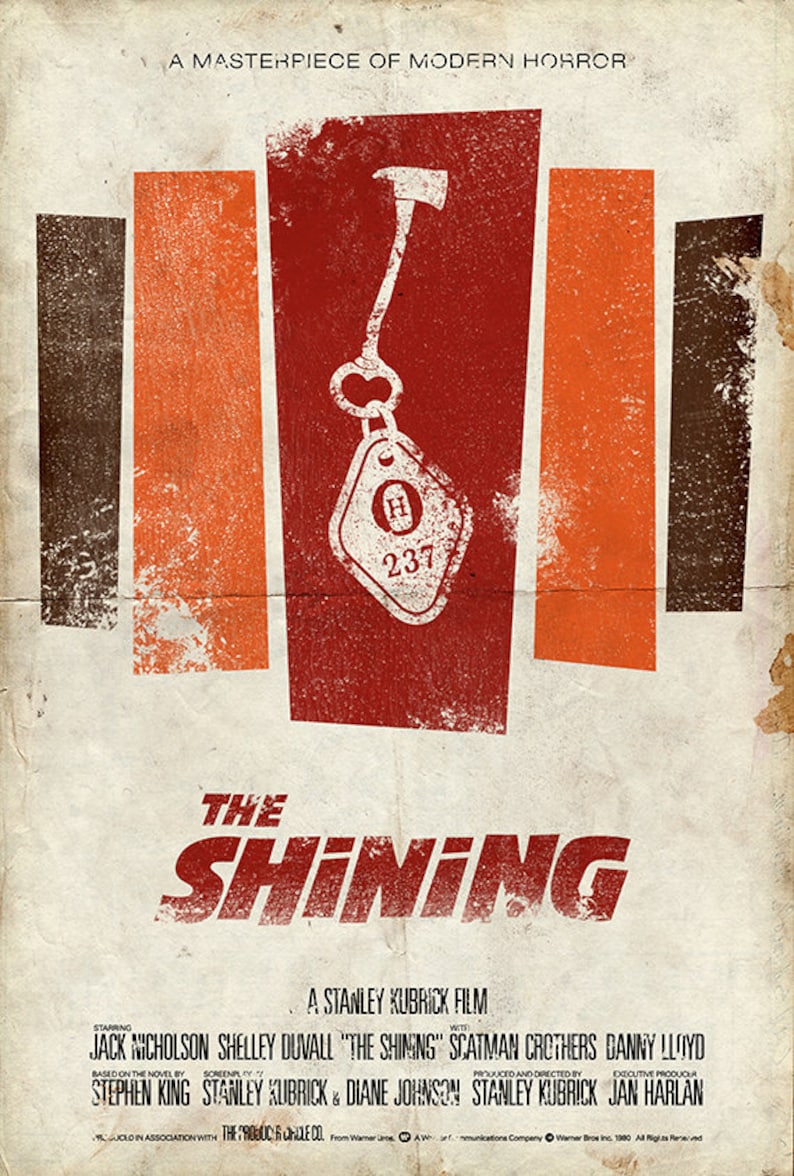 The Shining 27x40 Theatrical Size Movie Poster image 2