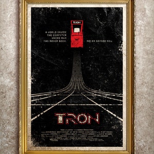 TRON 27x40 (Theatrical Size) Movie Poster