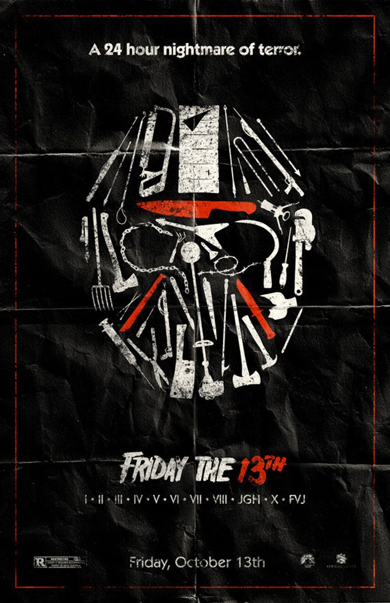 Friday the 13th 11x17 Movie Poster image 2