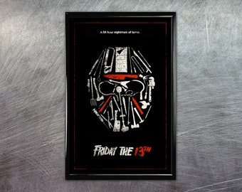 Friday The 13th - Jason's Arsenal - 11x17 inch Poster Print