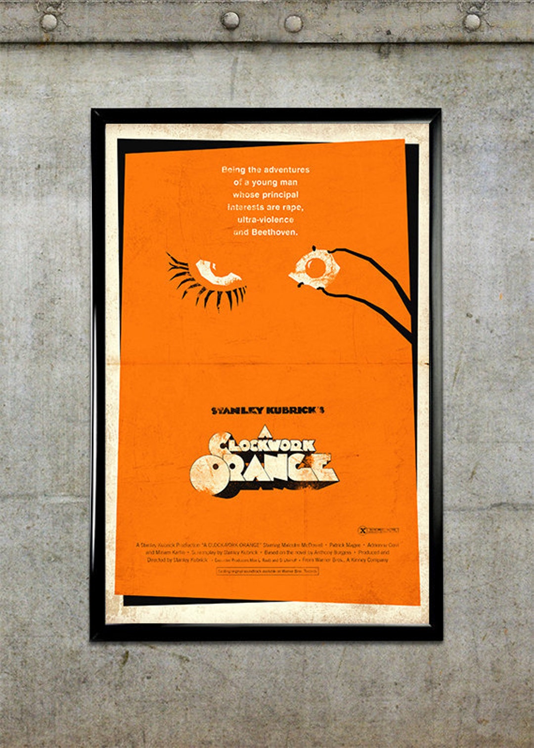A Clockwork Orange 11x17 Movie Poster - Etsy