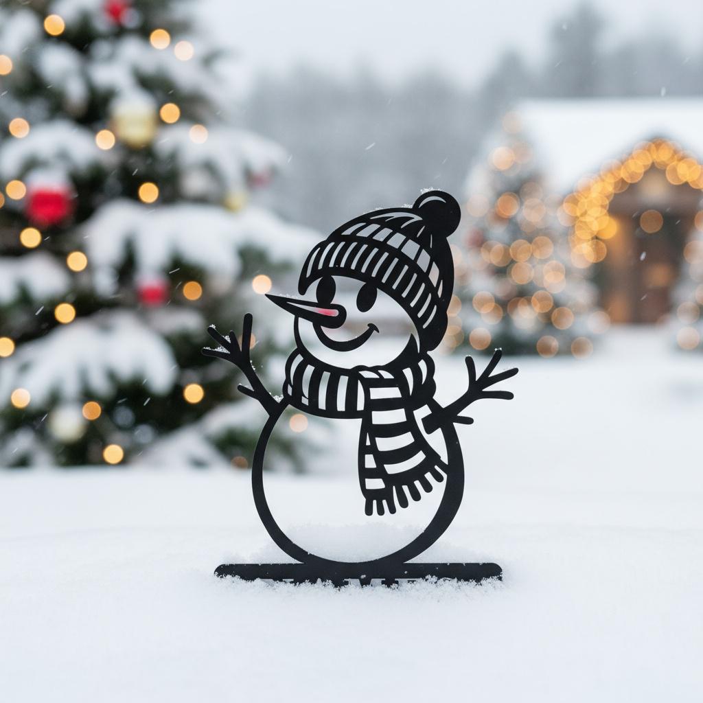 Metal Snowman - Etsy Canada
