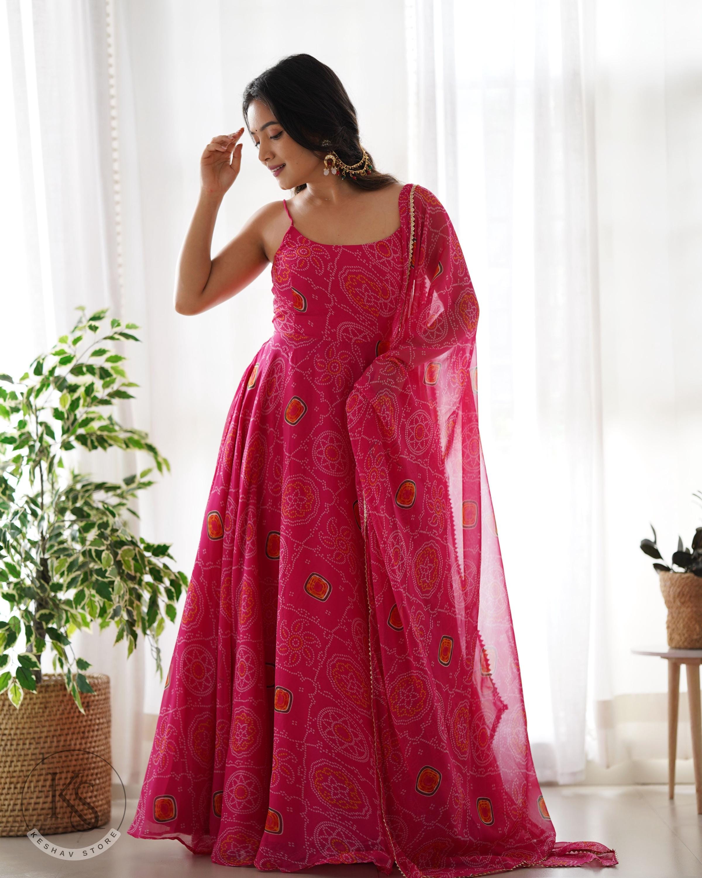 Indian Chiffon Maxi