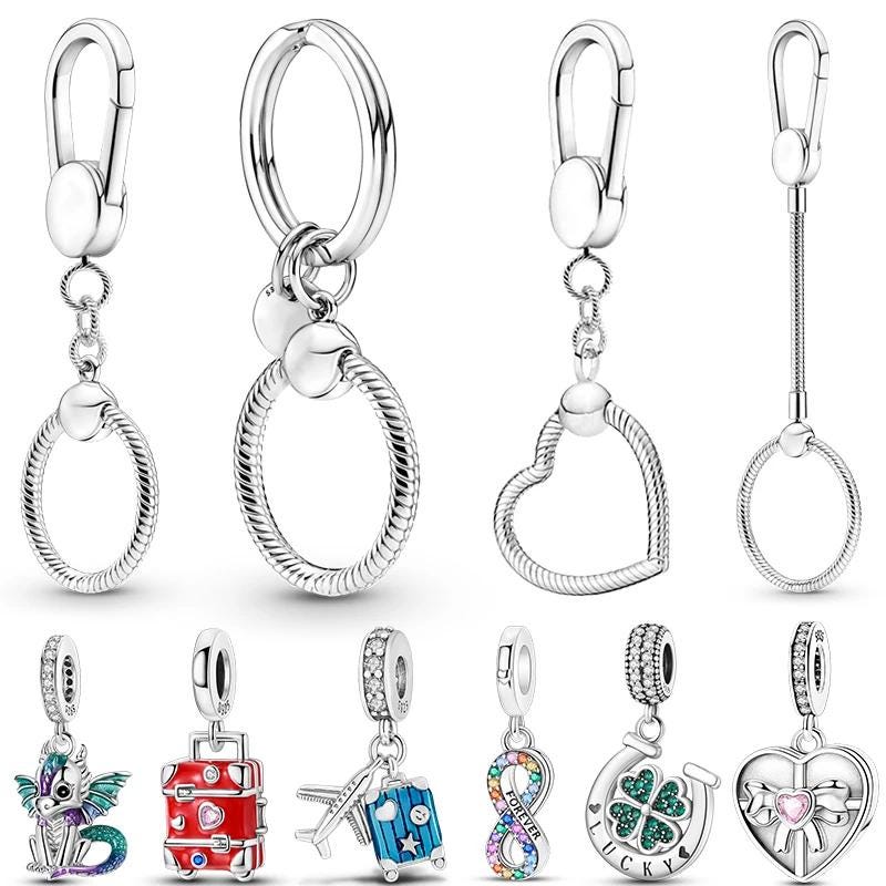 925 Silver Keychain - Etsy Canada