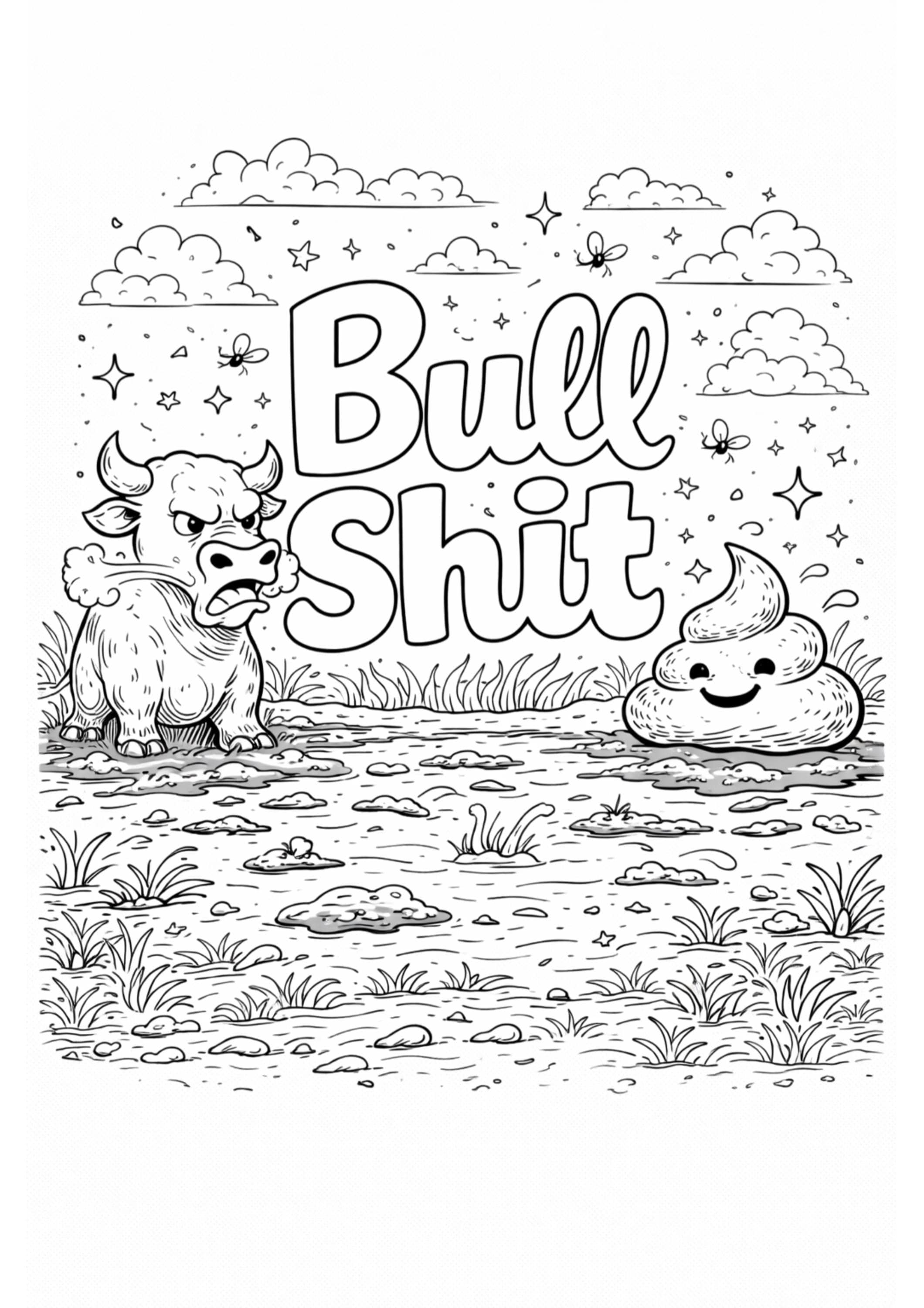 Swear Word Coloring Book – Funny & Rude Adult Coloring Pages - Etsy
