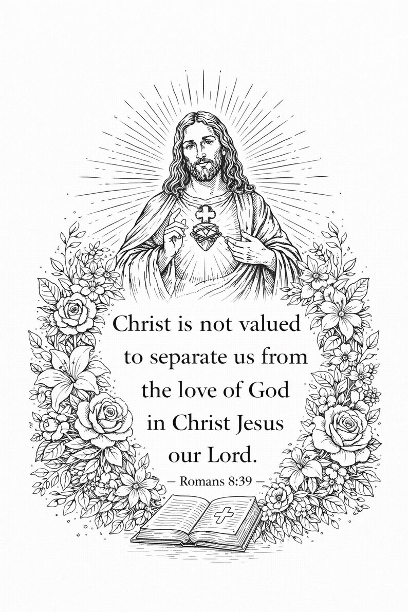 Christian Bible Verse Coloring Pages for Adults | Faith & Hope ...