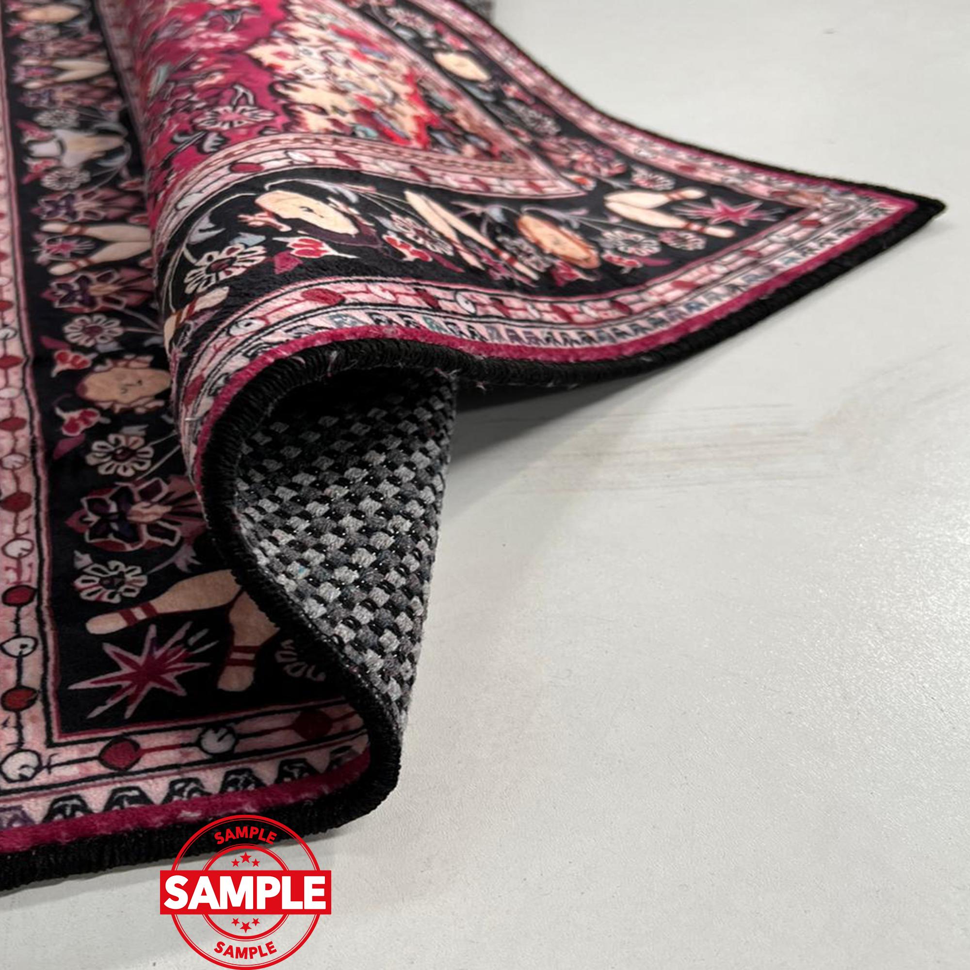 Golden Eagle Runner Rug: Imperial Ornate Baroque Crest , Black ...