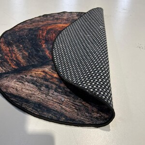 Fake Abyss Rug Abyss Canyon Round Rug: Optical Illusion Rock Texture 3D Floor Decor ...
