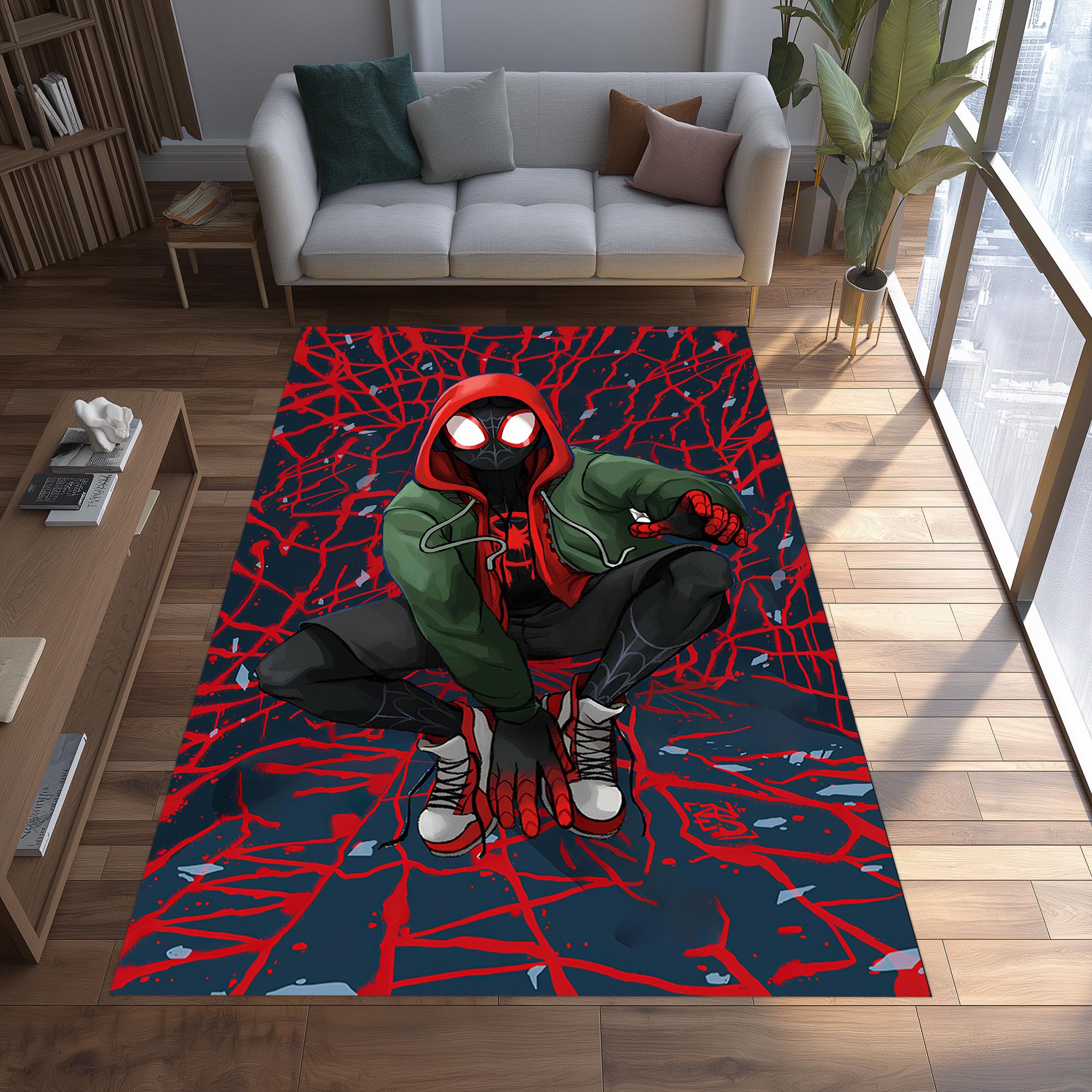 スパイダーマンをテーマにしたラグ - Etsy 日本