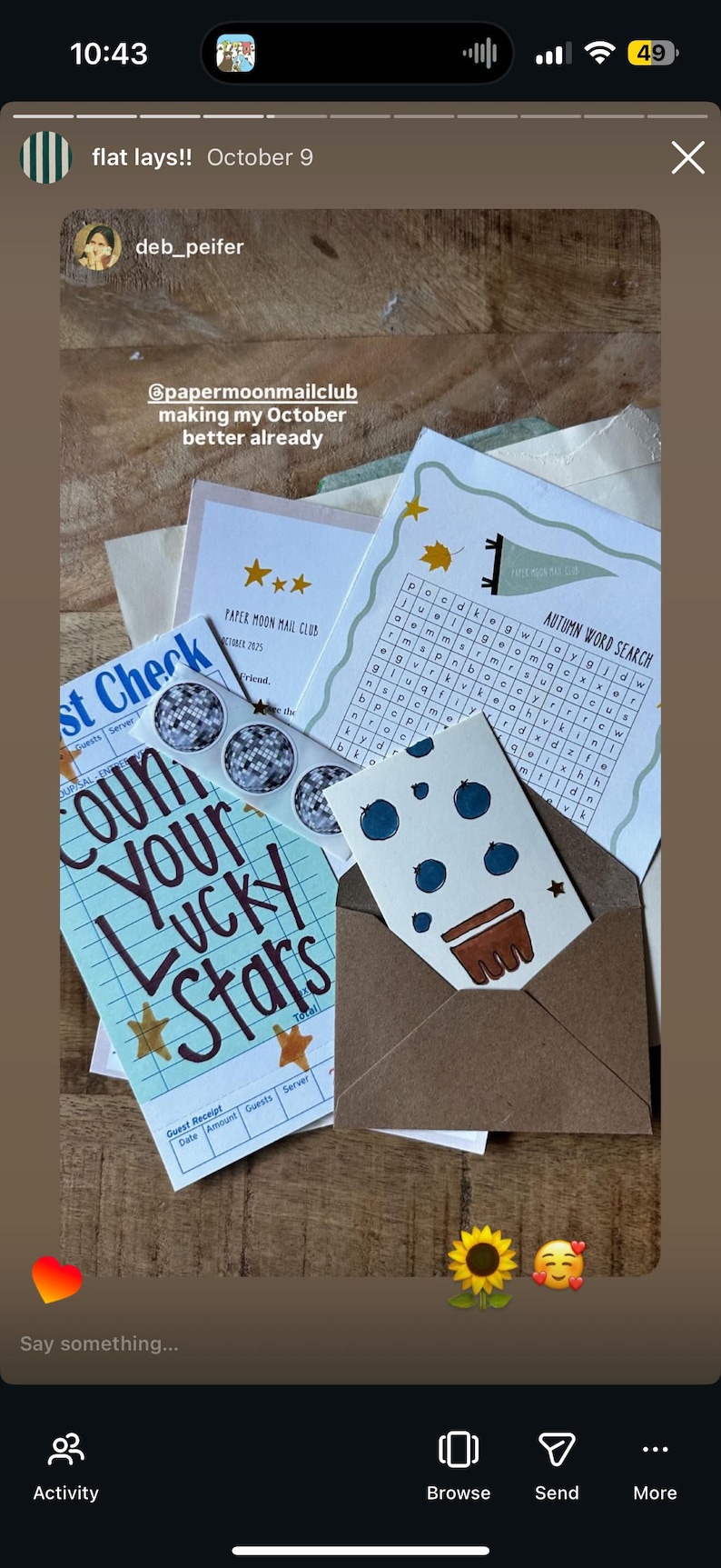 MAIL CLUB: mailing van één maand afbeelding 6