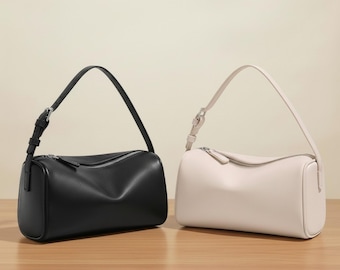 Mini torba listonoszka z zamszu wołowego z wierzchnią warstwą, z lat 90., na ramię, do noszenia przez kobiety, do biura, w podróży, na prezent