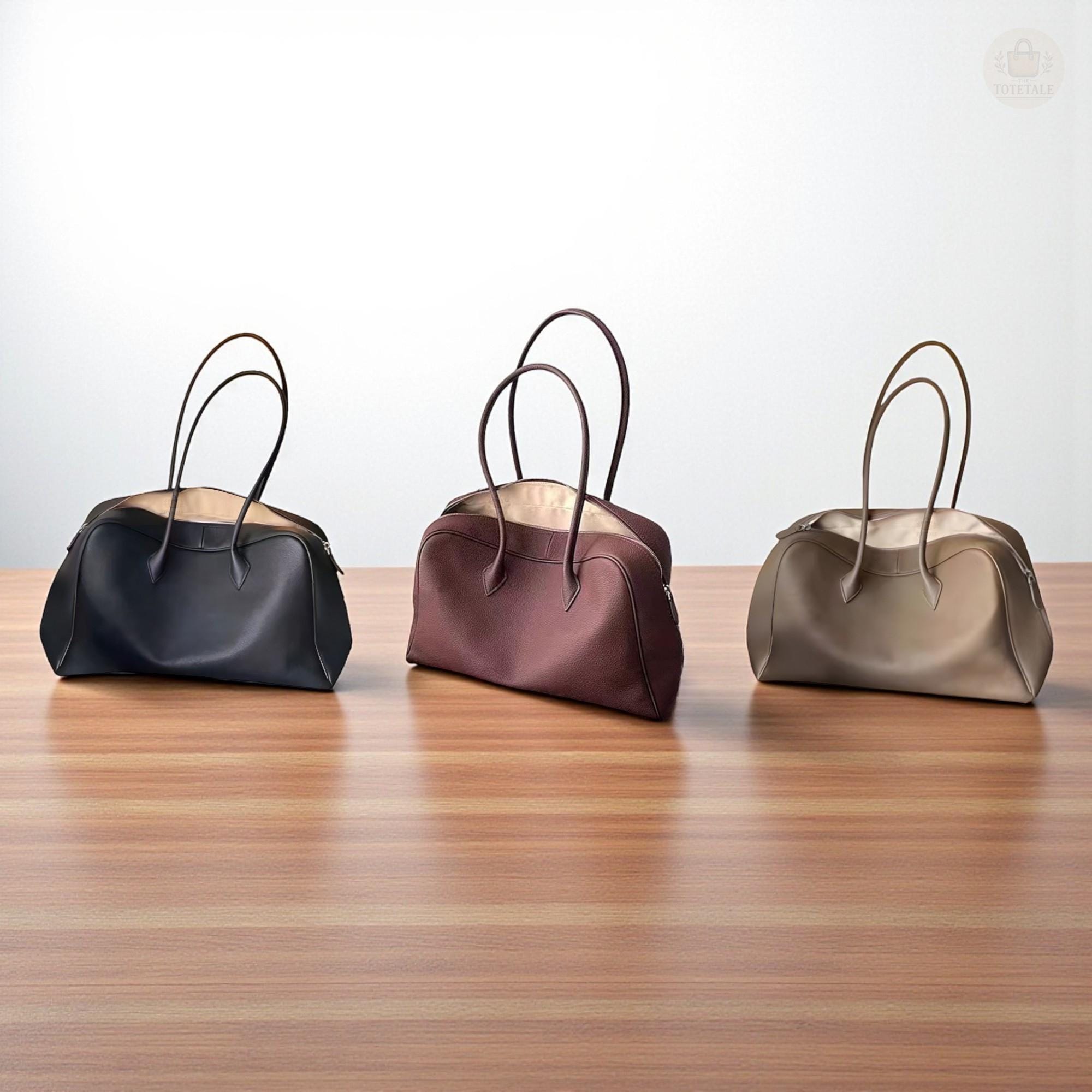 Leather Tote Bag Soft Genuine Leather Handbag Top Handle Bags 