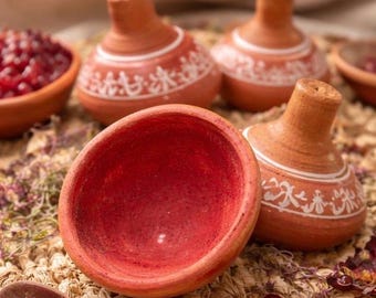 Aker Fassi Tajine – Rouge à Lèvres Naturel Marocain – Lip & Cheek Tint – Fait Main – Expédié de France