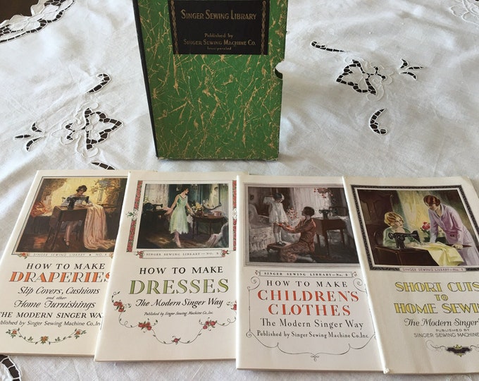 Antique 1930s Singer Sewing Library How to Make Draperies Etsy