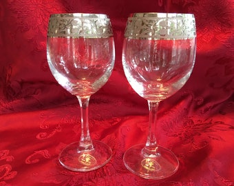 lavorato a mano wine glasses
